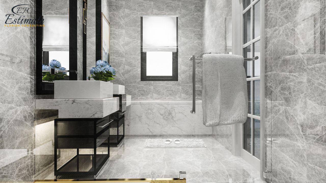 Porcelain Slab for Shower Wall in Tampa