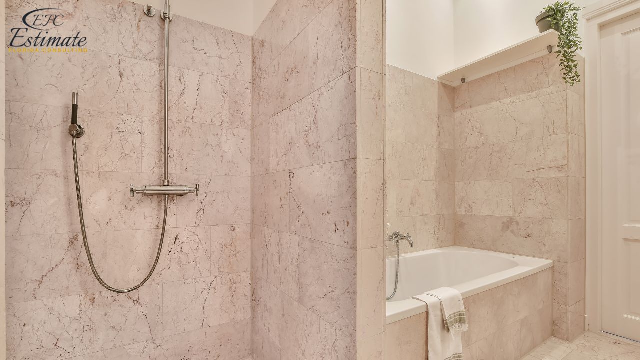 Porcelain Slab for Shower Wall in Tampa