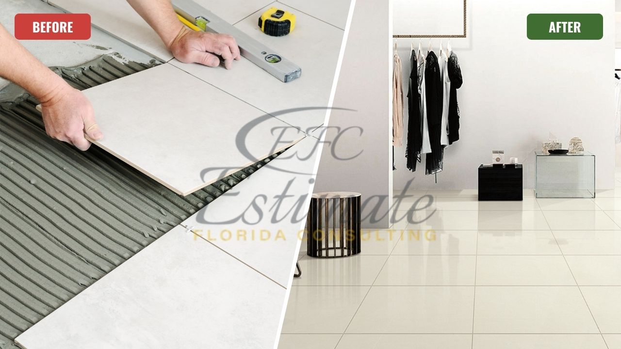 Ceramic Tile Installation for Retail Stores in Panama City