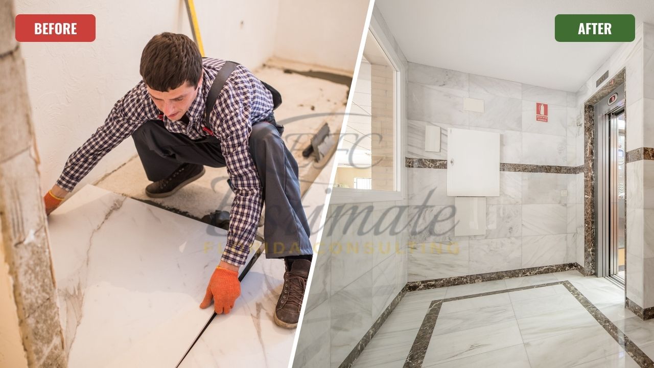 Marble Tile Installation for Hospital Buildings in Destin