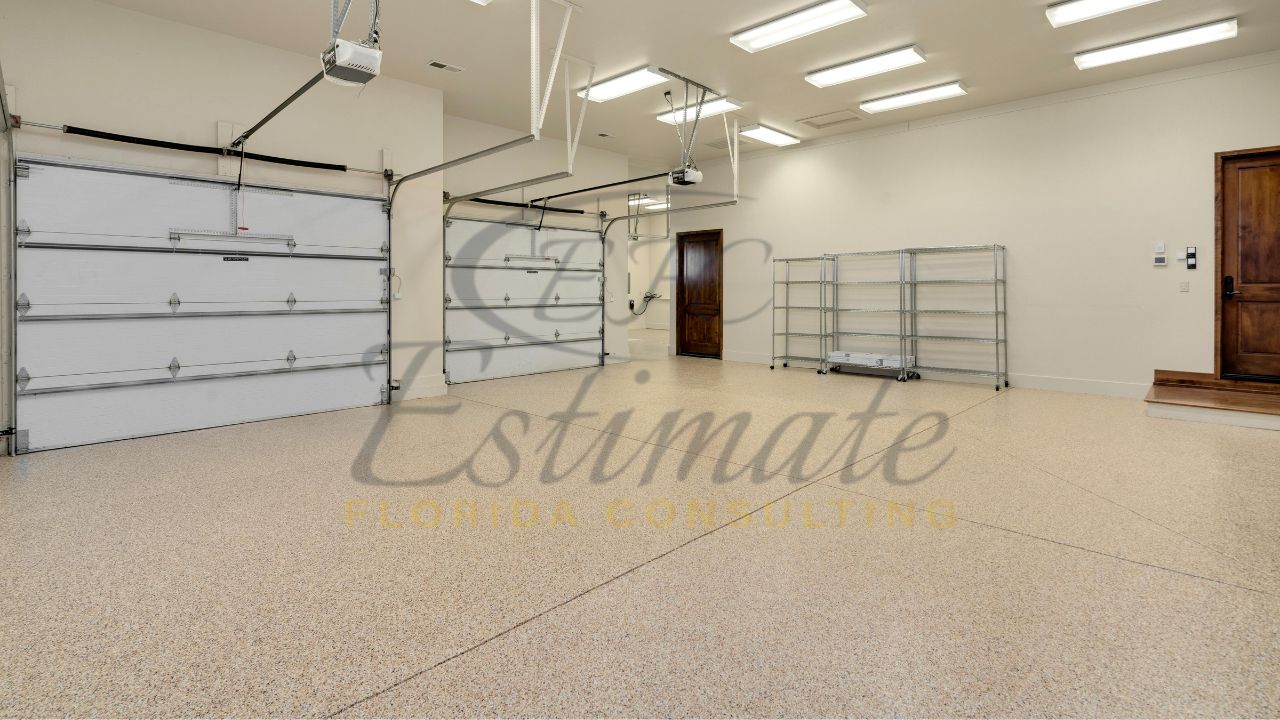 Porcelain Tile Flooring for Garage in Stuart