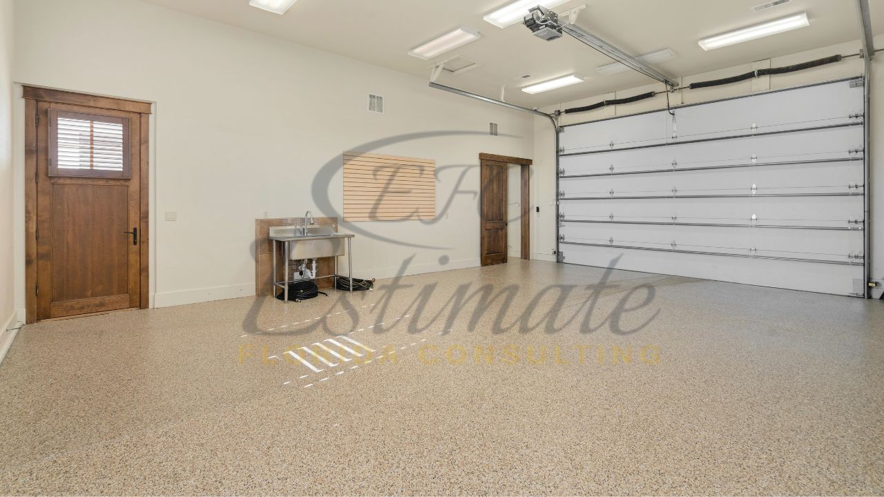 Porcelain Tile Flooring for Garage in Stuart