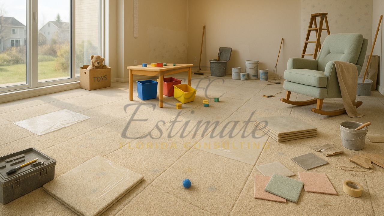 Carpet Tile Flooring for Playrooms or Nurseries in Weston