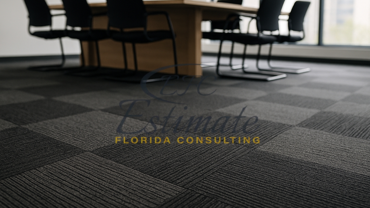 Carpet Tile Installation for Conference Rooms in Weston
