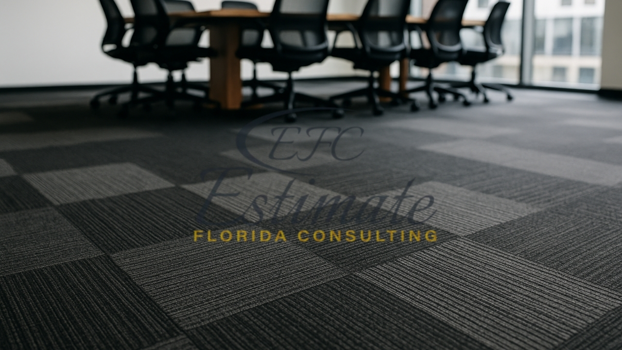 Carpet Tile Installation for Conference Rooms in Parkland
