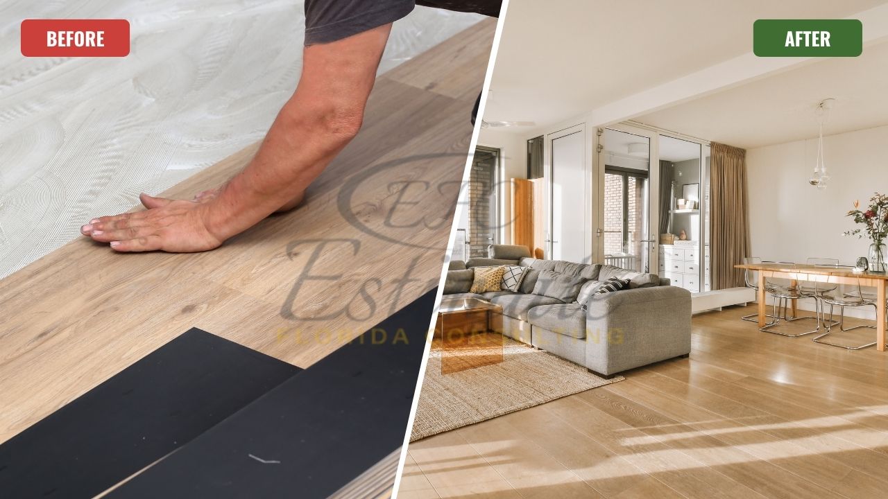 Guest Rooms Vinyl Tile Flooring in Parkland