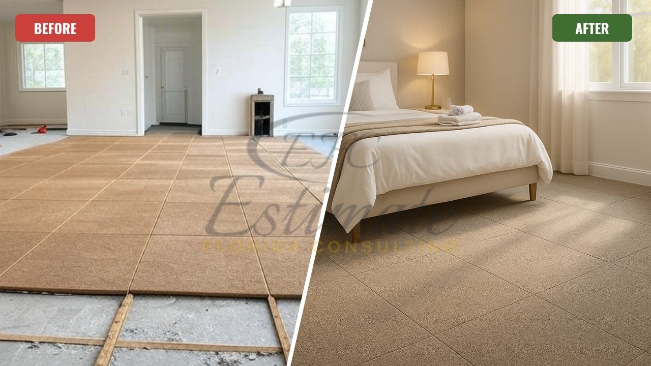 Carpet Tile Flooring for Bedrooms in Weston