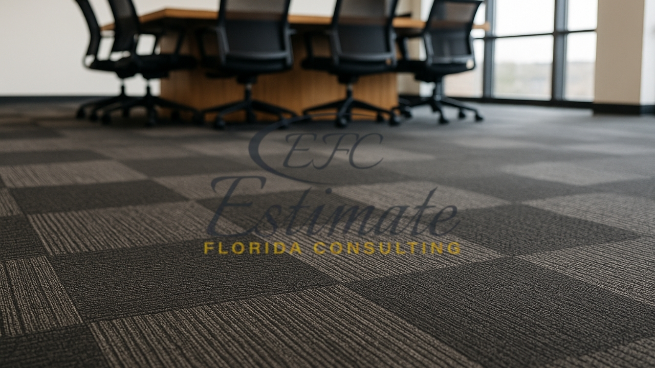 Carpet Tile Installation for Conference Rooms in Weston