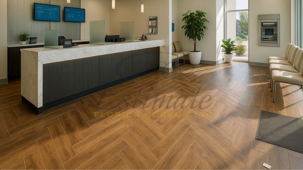 Banks and Financial Institutions Vinyl Tile Flooring in Tampa