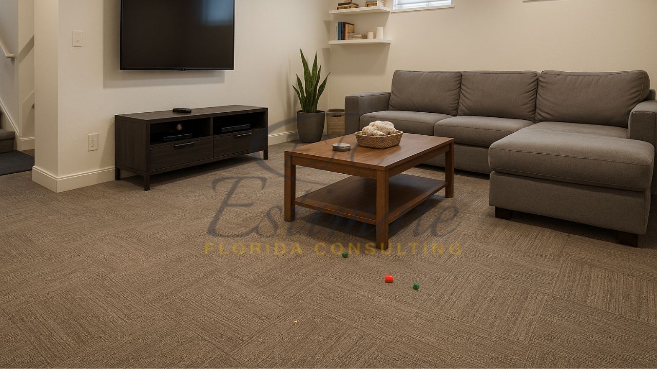 Carpet Tile Flooring for Apartment in Weston