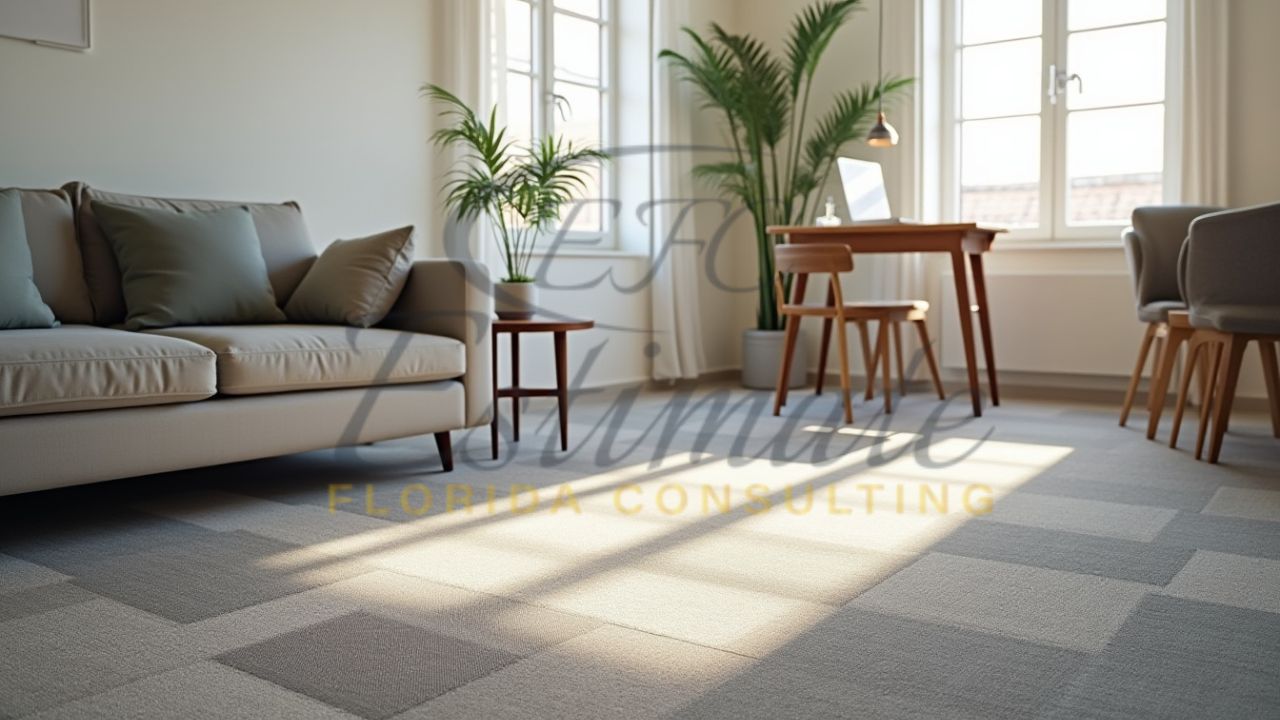 Carpet Tile Flooring for Apartment in Weston