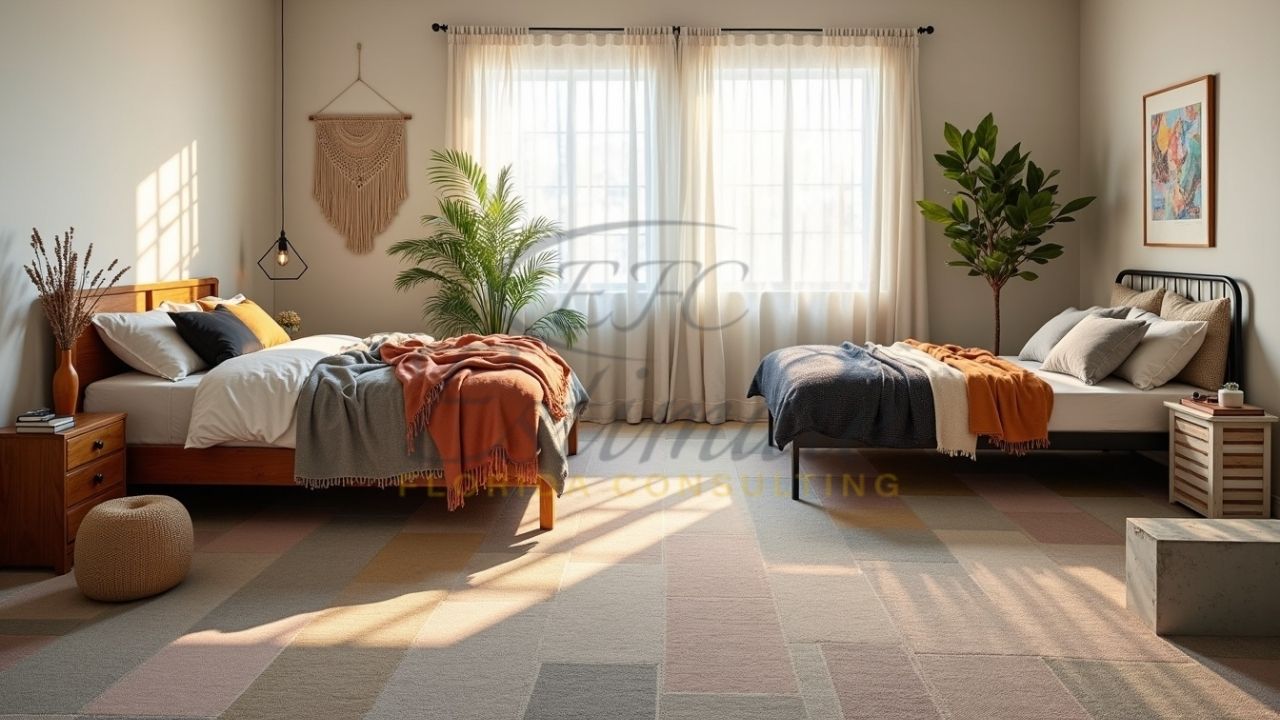 Carpet Tile Flooring for Bedrooms in Delray Beach