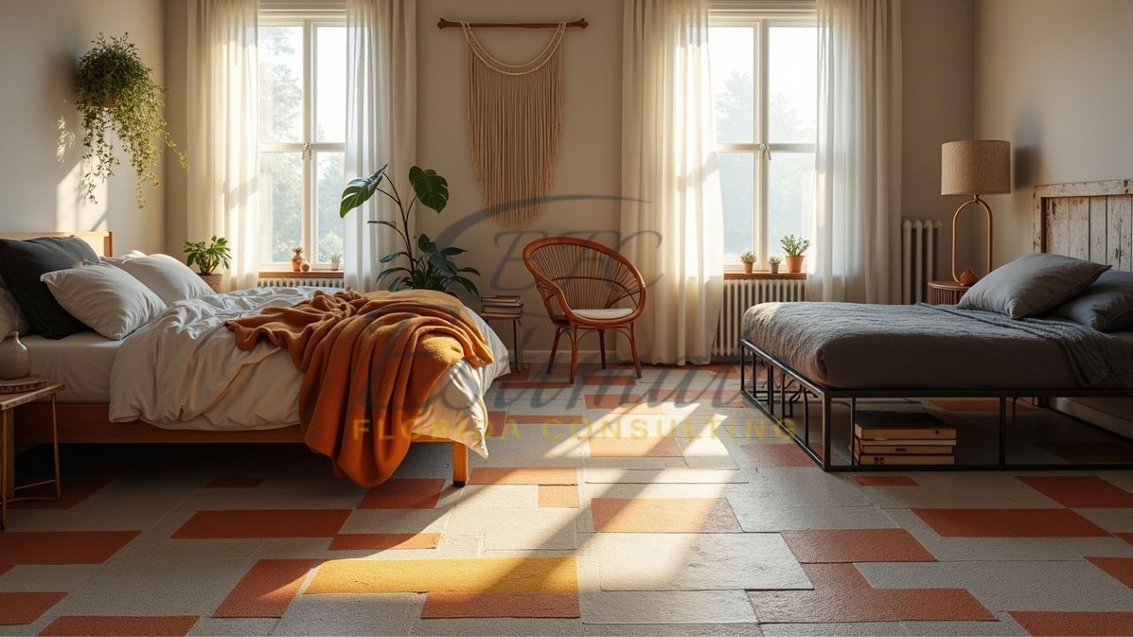 Carpet Tile Flooring for Bedrooms in Tampa