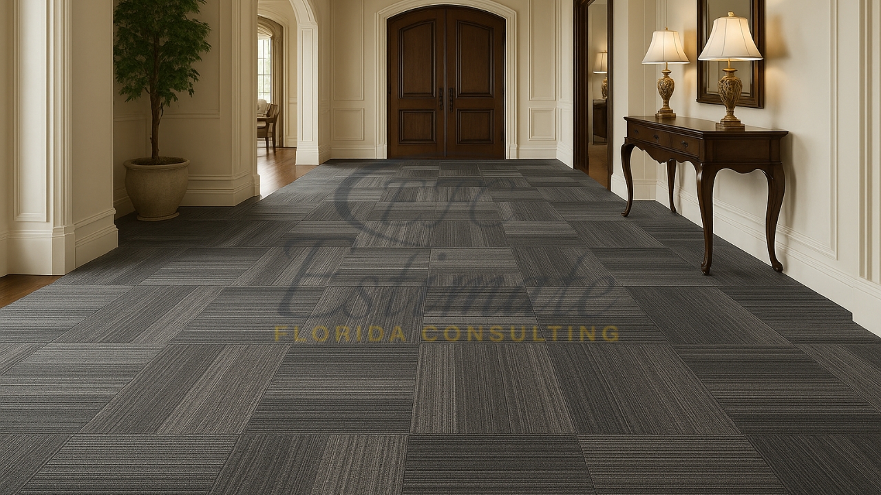 Carpet Tile Flooring for Luxury House in Boynton Beach