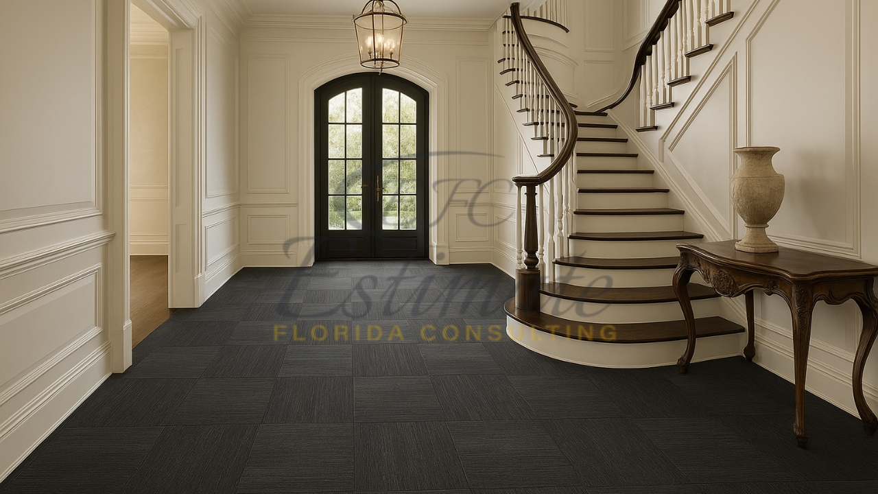 Carpet Tile Flooring for Luxury House in Delray Beach