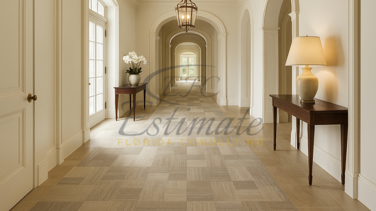 Carpet Tile Flooring for Luxury House in Parkland