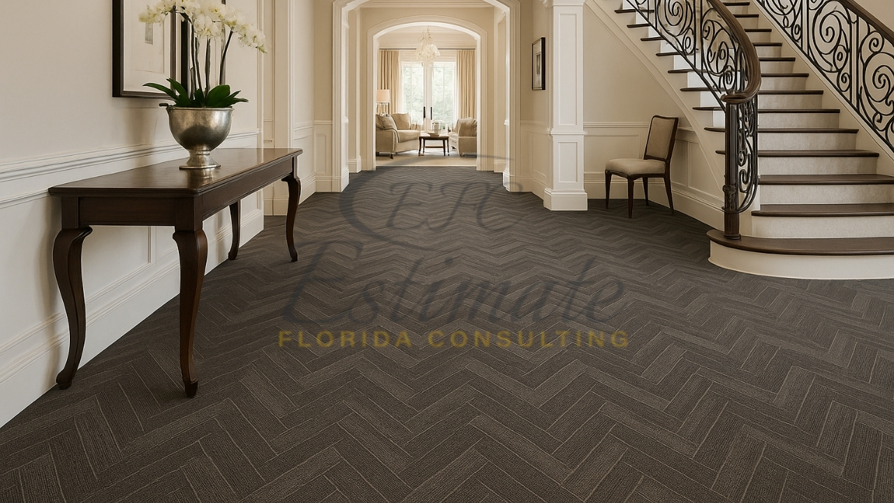 Carpet Tile Flooring for Luxury House in Parkland