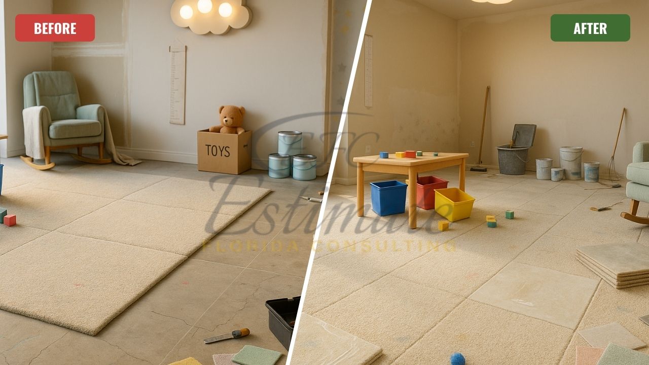 Carpet Tile Flooring for Playrooms or Nurseries in Tampa