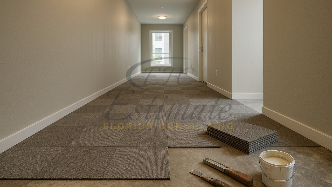 Carpet Tile Installation Projects in Parkland