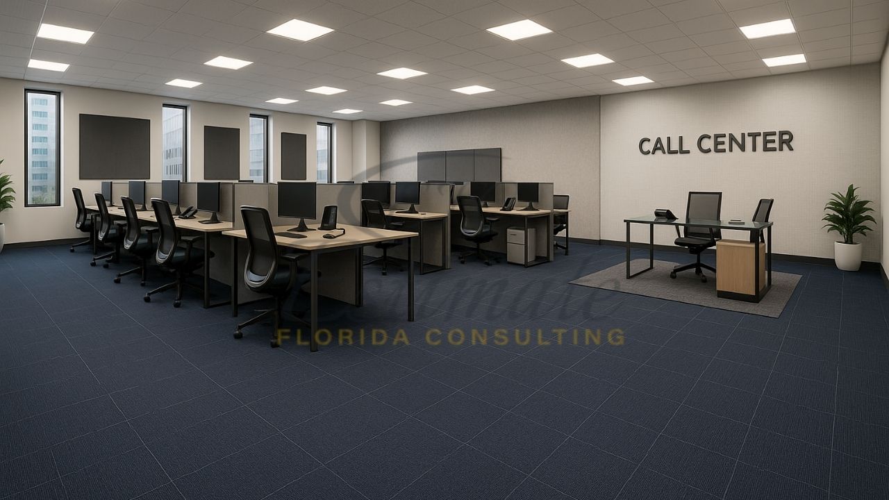 Carpet Tile Installation for Call Centers in Parkland