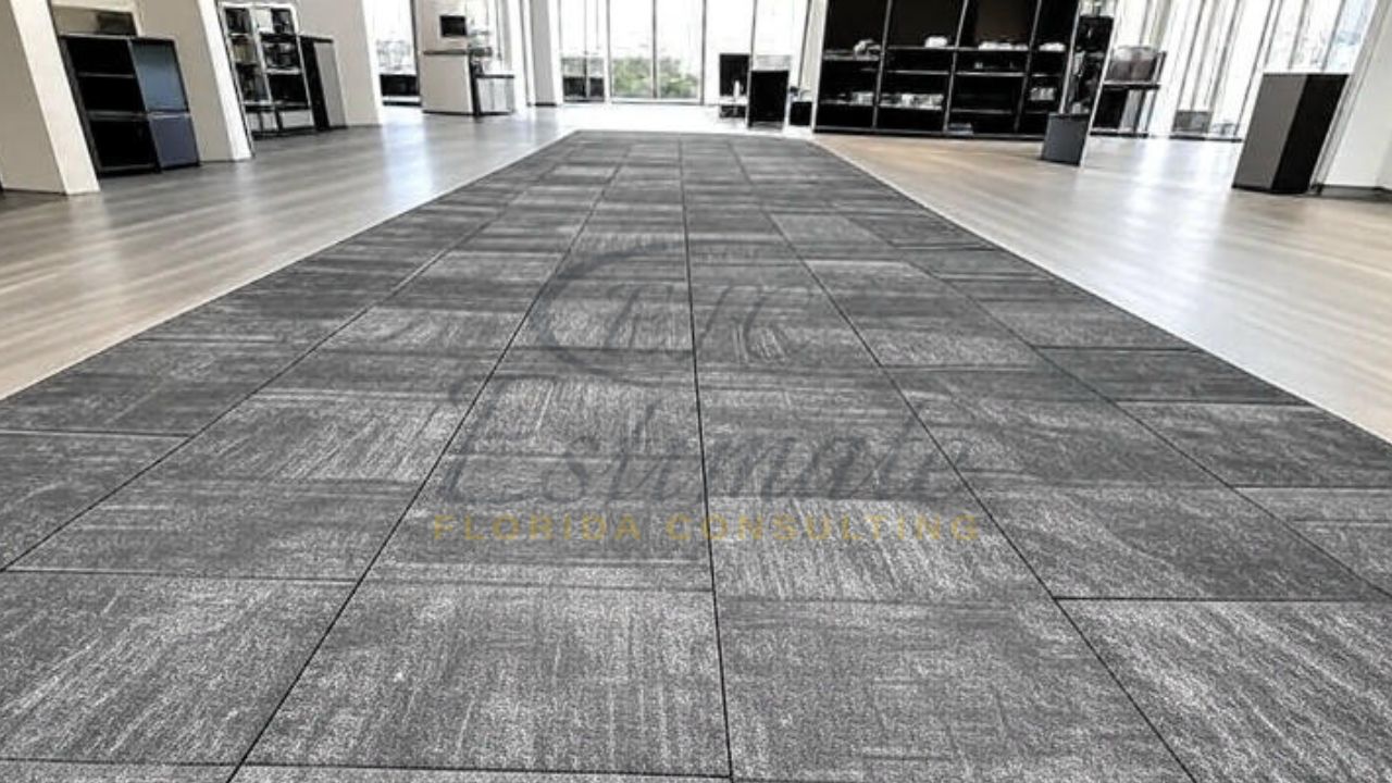 Carpet Tile Installation for Clothing stores in Parkland