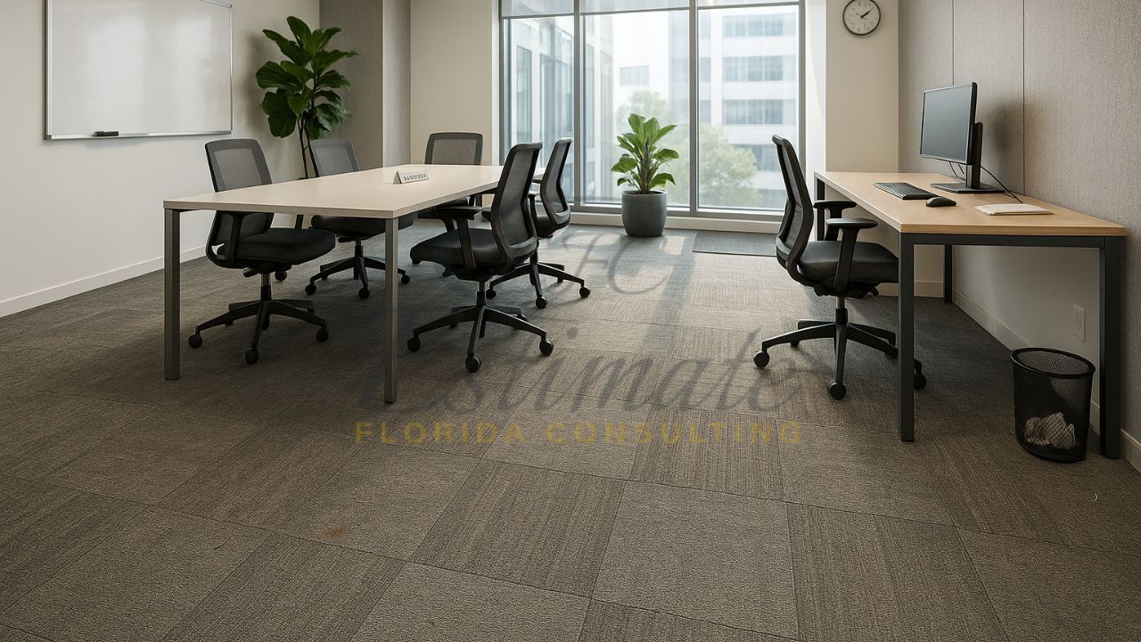 Carpet Tile Installation for Commercial Buildings in West Palm Beach