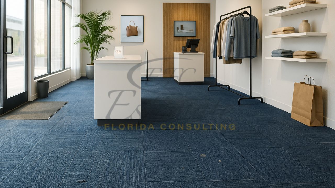 Carpet Tile Installation for Commercial Buildings in Weston