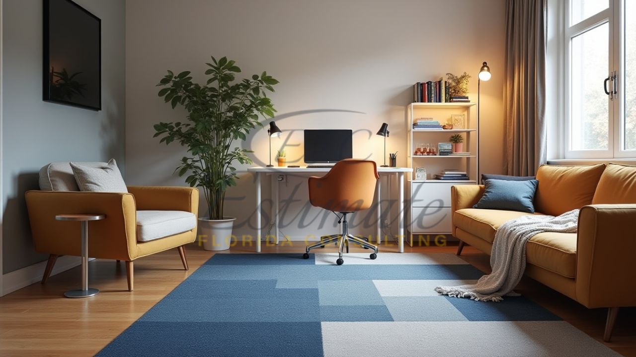 Carpet Tile Installation for Home Offices in Delray Beach