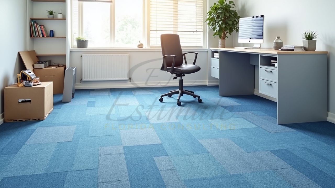 Carpet Tile Installation for Home Offices in Delray Beach
