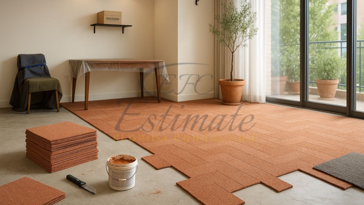 Carpet Tile Installation for Restaurants in West Palm Beach