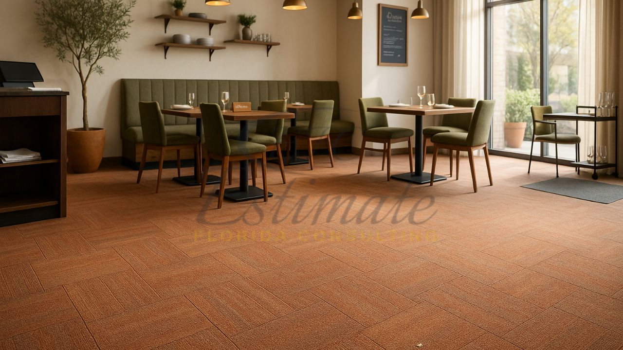Carpet Tile Installation for Restaurants in West Palm Beach