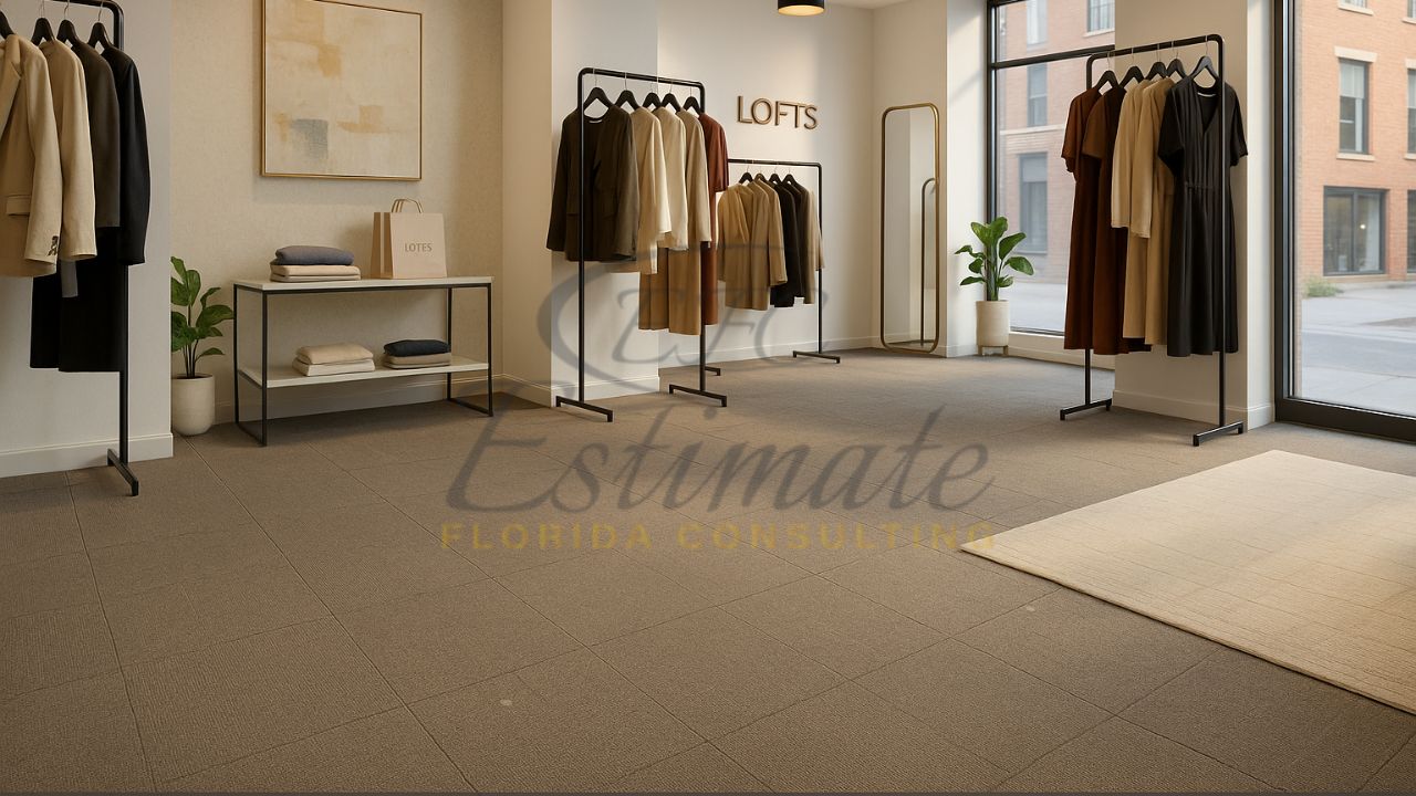 Carpet Tile Installation for Retail Stores in Boynton Beach