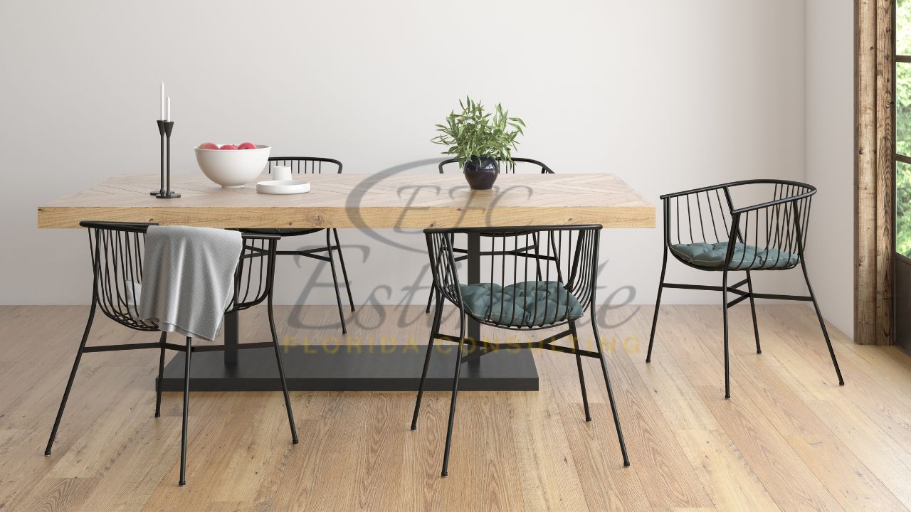 Dining Rooms Vinyl Tile Flooring in Delray Beach