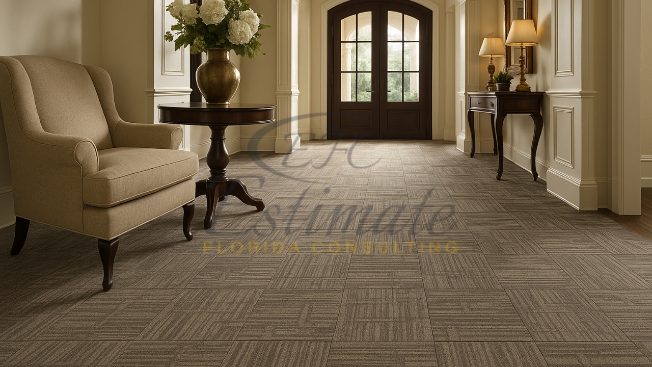 Durable Carpet Tile Installation in Parkland