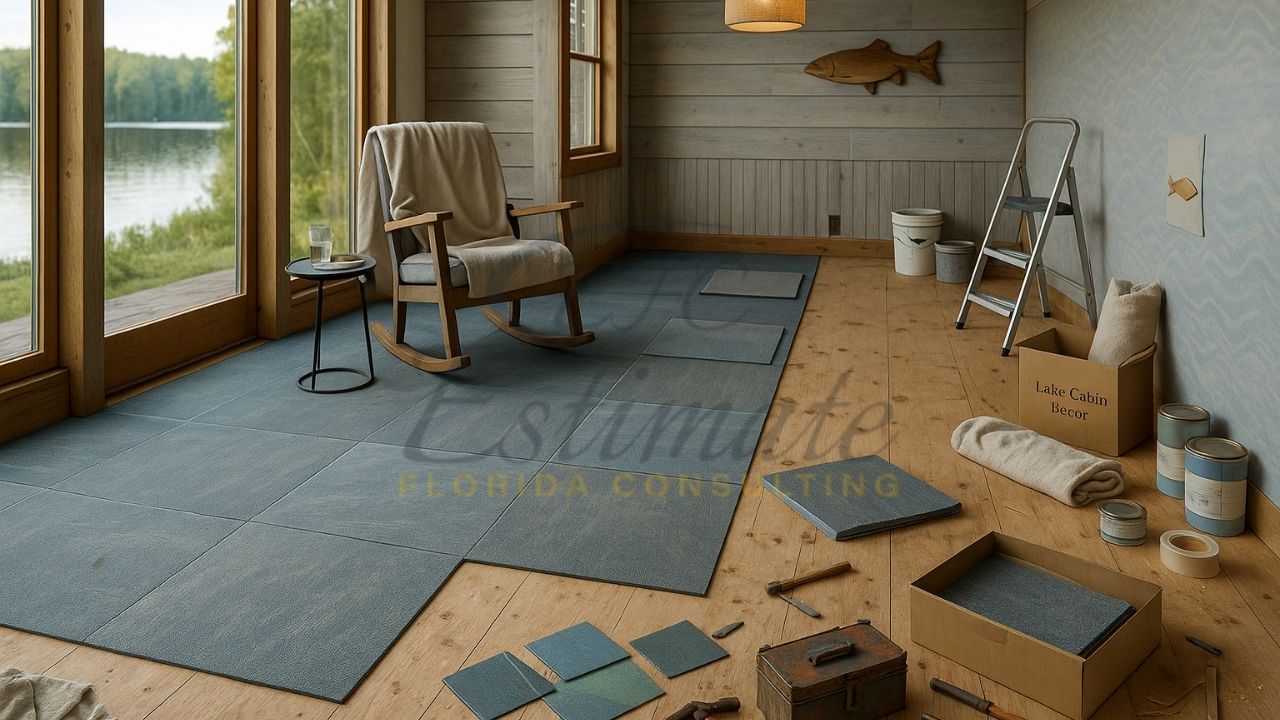 Enclosed Porches Carpet Tile Flooring in Delray Beach