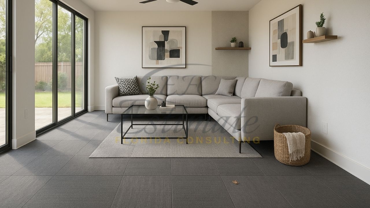 Enclosed Porches Carpet Tile Flooring in Parkland