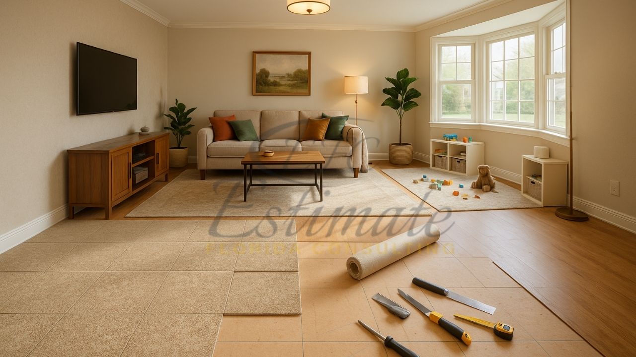 Professional Carpet Tile Flooring Installation in Tampa