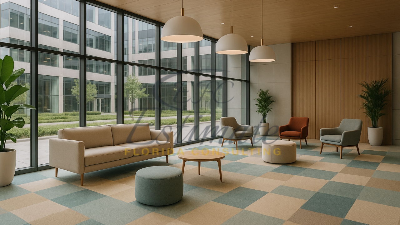 Reception areas Carpet Tile Flooring in Tampa