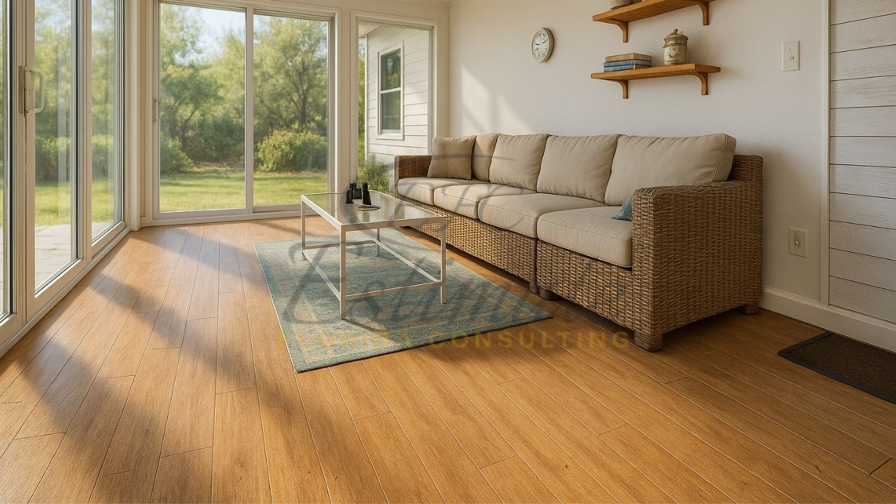 Vinyl Tile Flooring for Enclosed Porches in Weston