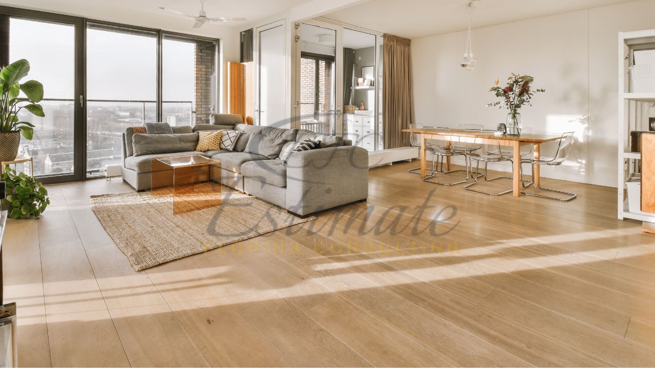 Vinyl Tile Flooring for Living Room in West Palm Beach