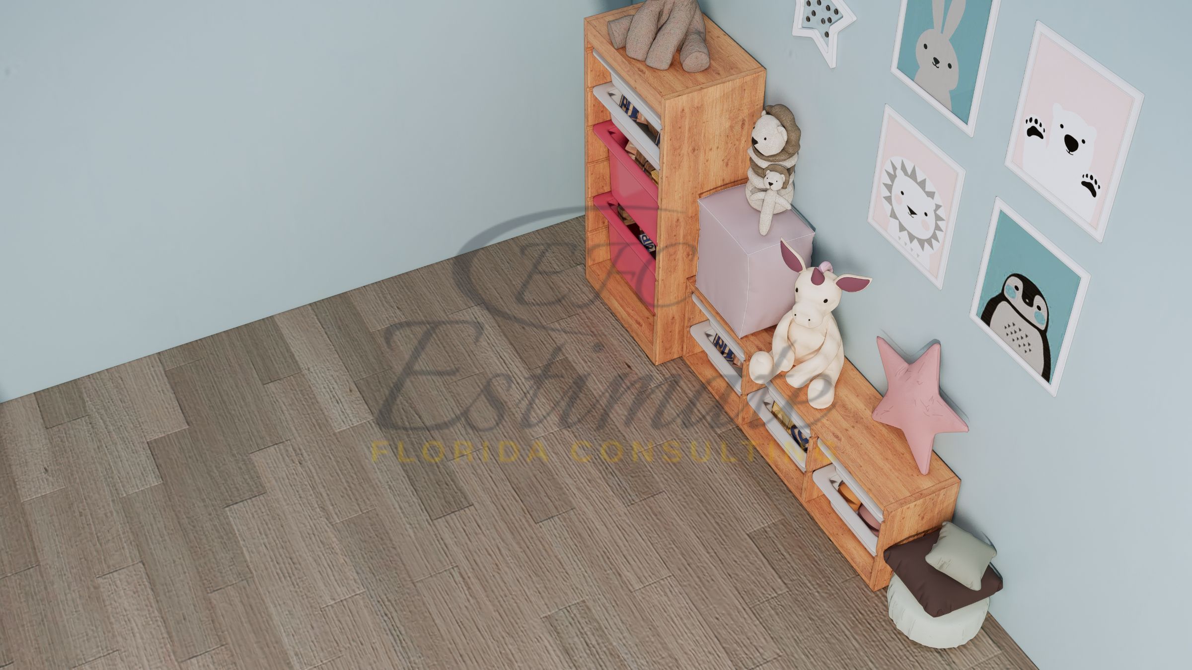 Vinyl Tile Flooring for Playrooms and Nurseries in Parkland