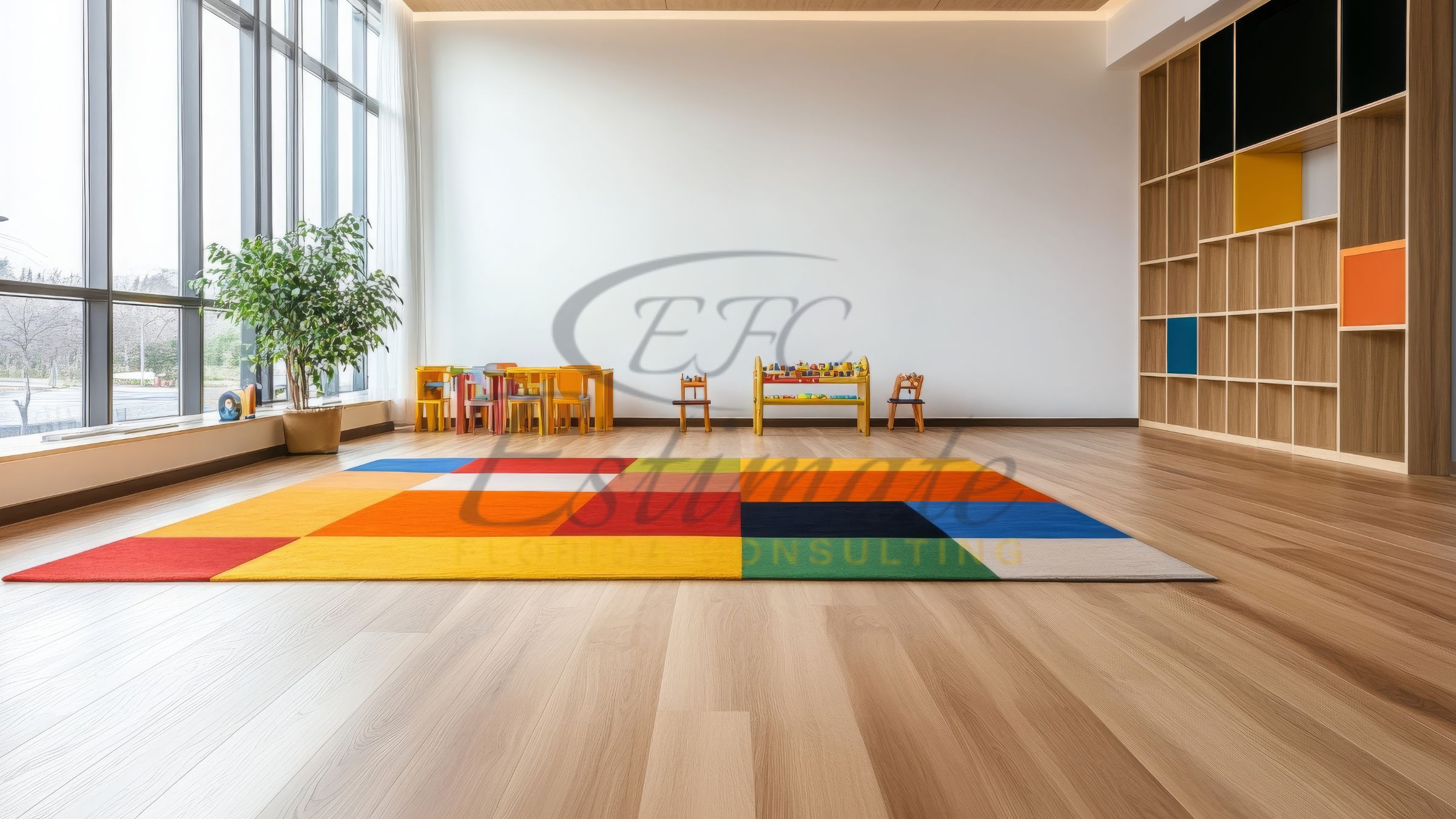 Vinyl Tile Flooring for Playrooms and Nurseries in Weston