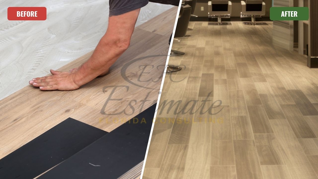 Vinyl Tile Flooring for Salons and Spas in Parkland