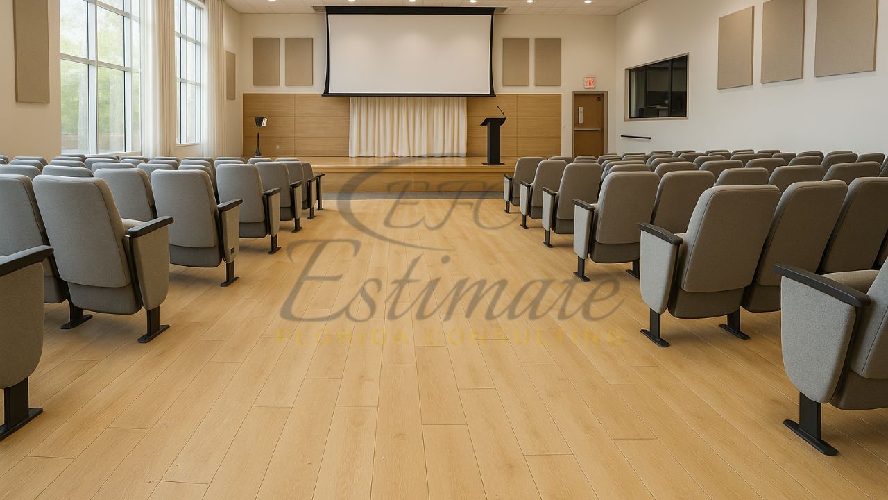 Vinyl Tile Flooring for Theaters and Auditoriums in Delray Beach