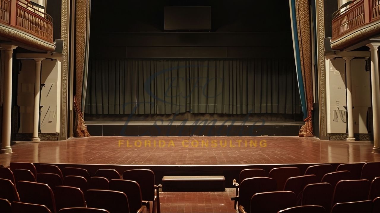 Vinyl Tile Flooring for Theaters and Auditoriums in Parkland