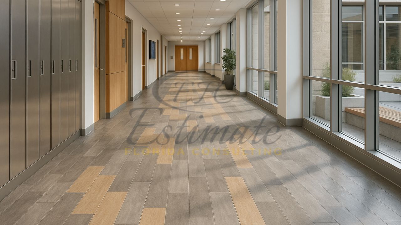 Vinyl Tile Installation for College Buildings in Weston