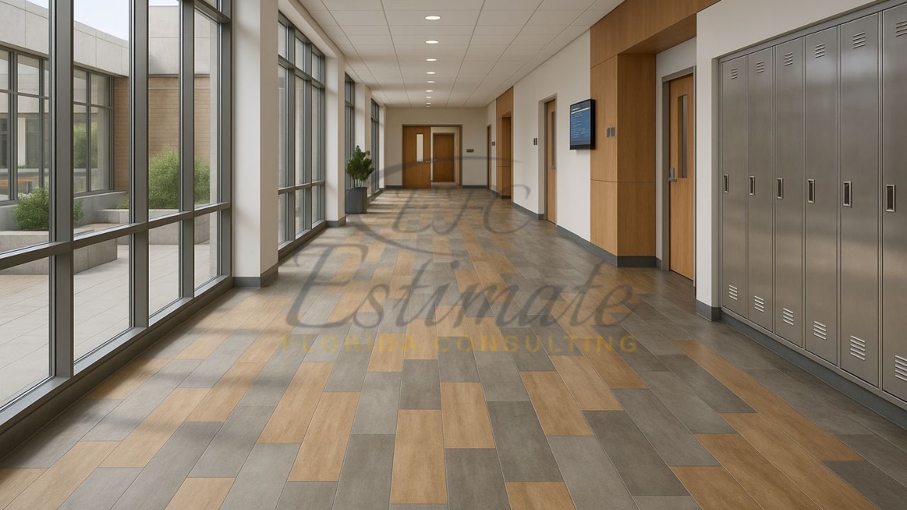 Vinyl Tile Installation for College Buildings in Weston