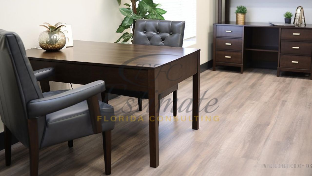 Vinyl Tile Installation for Home Offices in Parkland