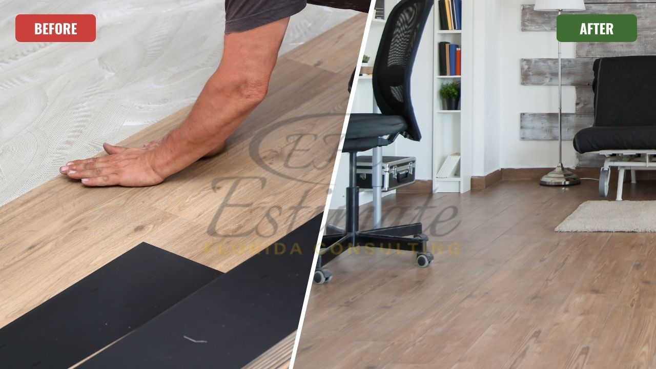 Vinyl Tile Installation for Home Offices in Weston