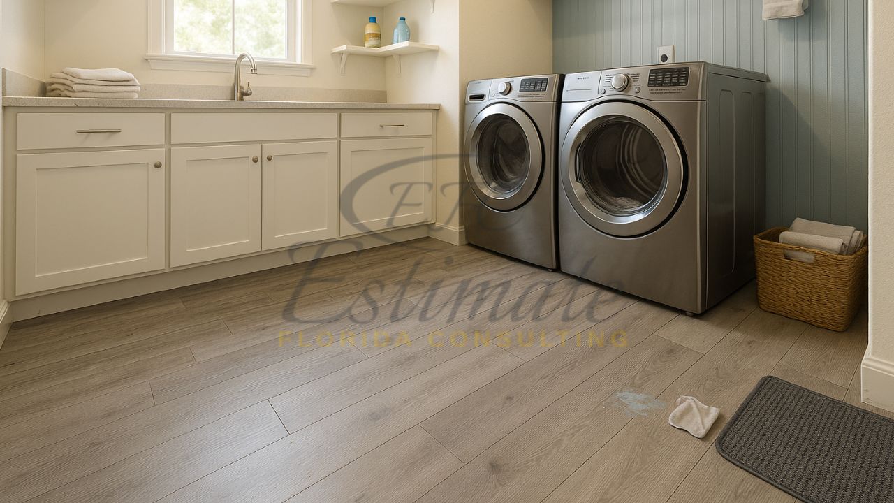 Vinyl Tile Installation for Laundry Rooms in Delray Beach